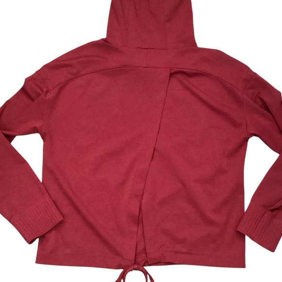 Avia Women's Athleisure Tie Back Hoodie in Red Balm Size Small - Picture 12 of 12